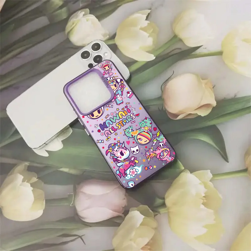 Фото Японский чехол для телефона Tokidokis для Samsung Galaxy A16 A06 A35 A55 A25 A05S A15 A56 A54 A36 A34 A24 A26 A14 A05 A04 4G 5G Matte Cover №1