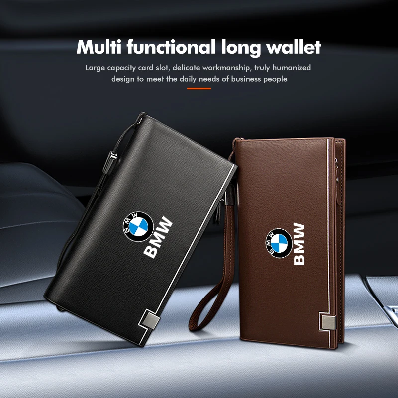 Кожаный чехол-держатель для водительских прав кредитной карты кошелек BMW G30 G20 M3 M5