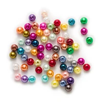 abs colorful imitation pearl beads findings jewelry making sewing ladies girls clothing shoe hat home craft decor 6 16mm