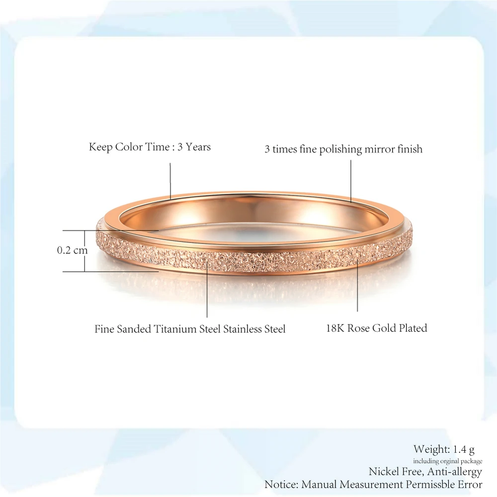 Модные парные кольца с матовой поверхностью для женщин и мужчин простые изящные