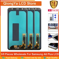wholesale 6 0 a605 display for samsung galaxy a6 plus a605 sm a605f a605fn a605g a605gn lcd touch screen digitizer assembly
