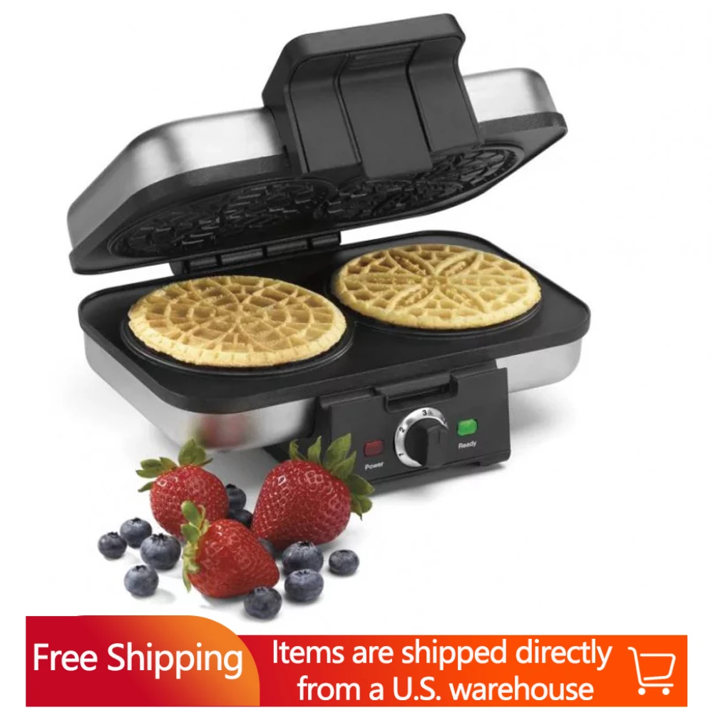 Anti-Overflow Stainless Steel Waffle Maker, Hash Browns, Keto Chaffles with Easy to Clean, Non-Stick Surfaces