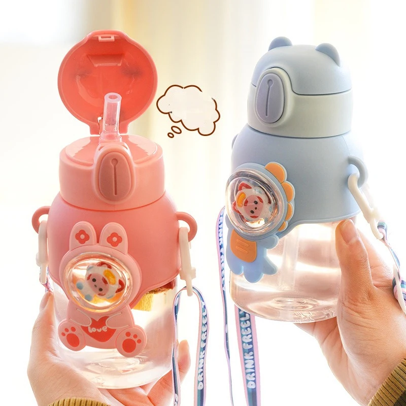 Детская чашка для воды с героями мультфильмов кавайная герметичная высокоточная