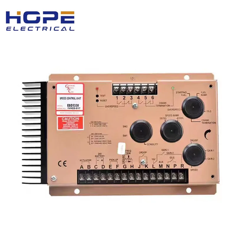 Регулятор скорости дизельного двигателя ESD5330 Двухэлементный переключатель
