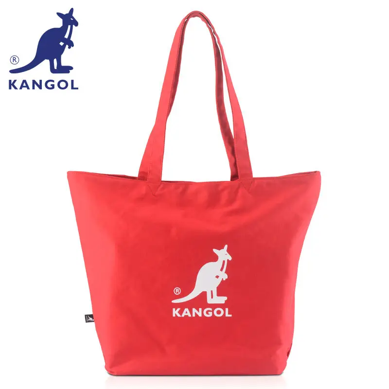 Kangol Canvas Tote Bag Female Student Kangaroos for Women Free Shipping Shoulder Bag Cloth Bag Purses and Handbags