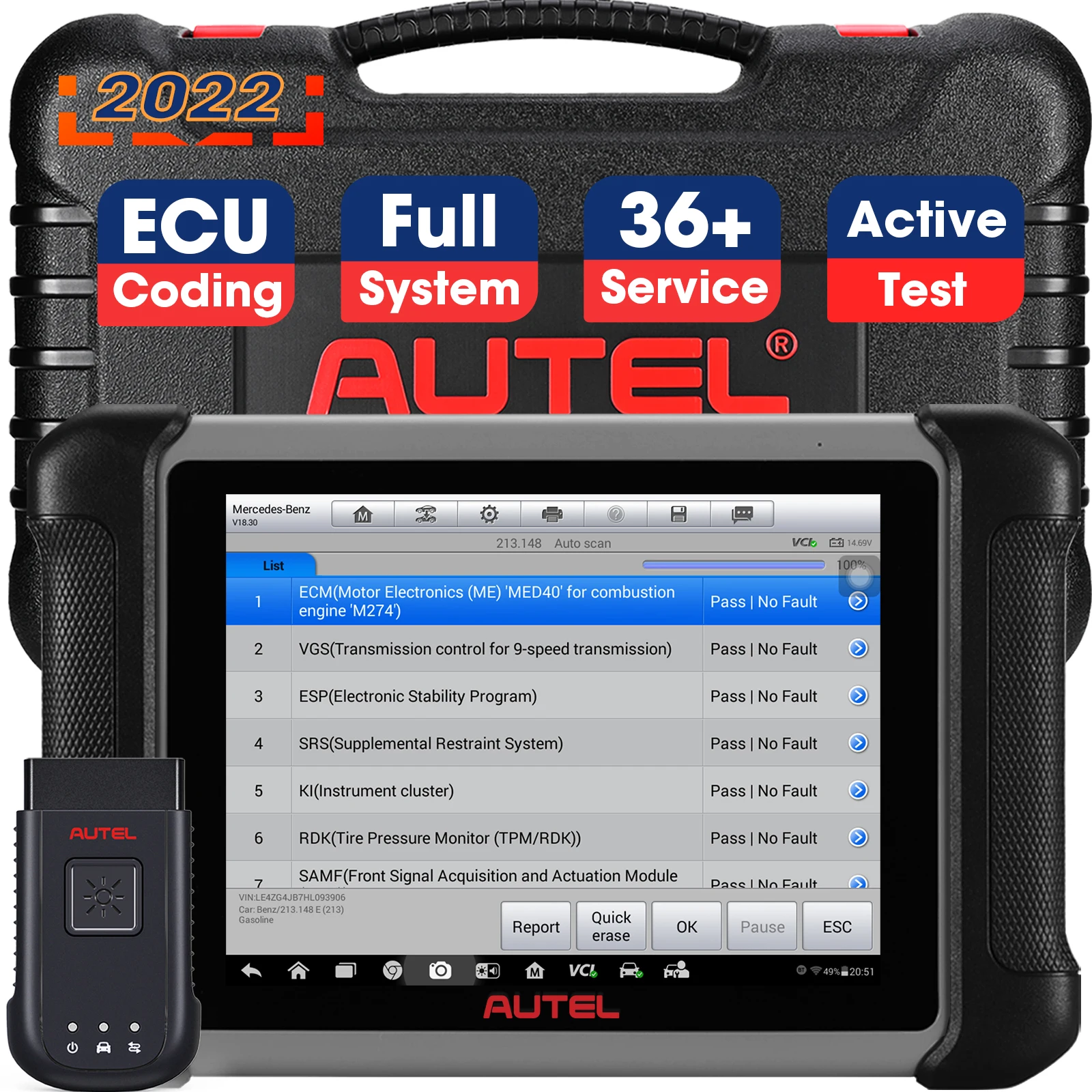 Autel أدوات التشخيص MaxiSys MS906BT OBD2 الماسح الضوئي المهنية السيارات أداة مسح ضوئي بلوتوث ECU الترميز ترقية MS906