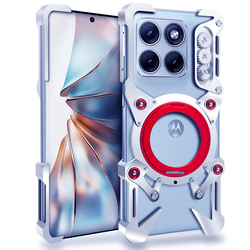 Фото Роскошный прочный металлический алюминиевый чехол-броня Thor для Motorola Moto Edge 70 60 50 X50 Pro Ultra, задняя крышка, бампер №3