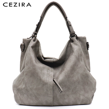 Cezira-bolsos grandes de piel sintética para mujer...