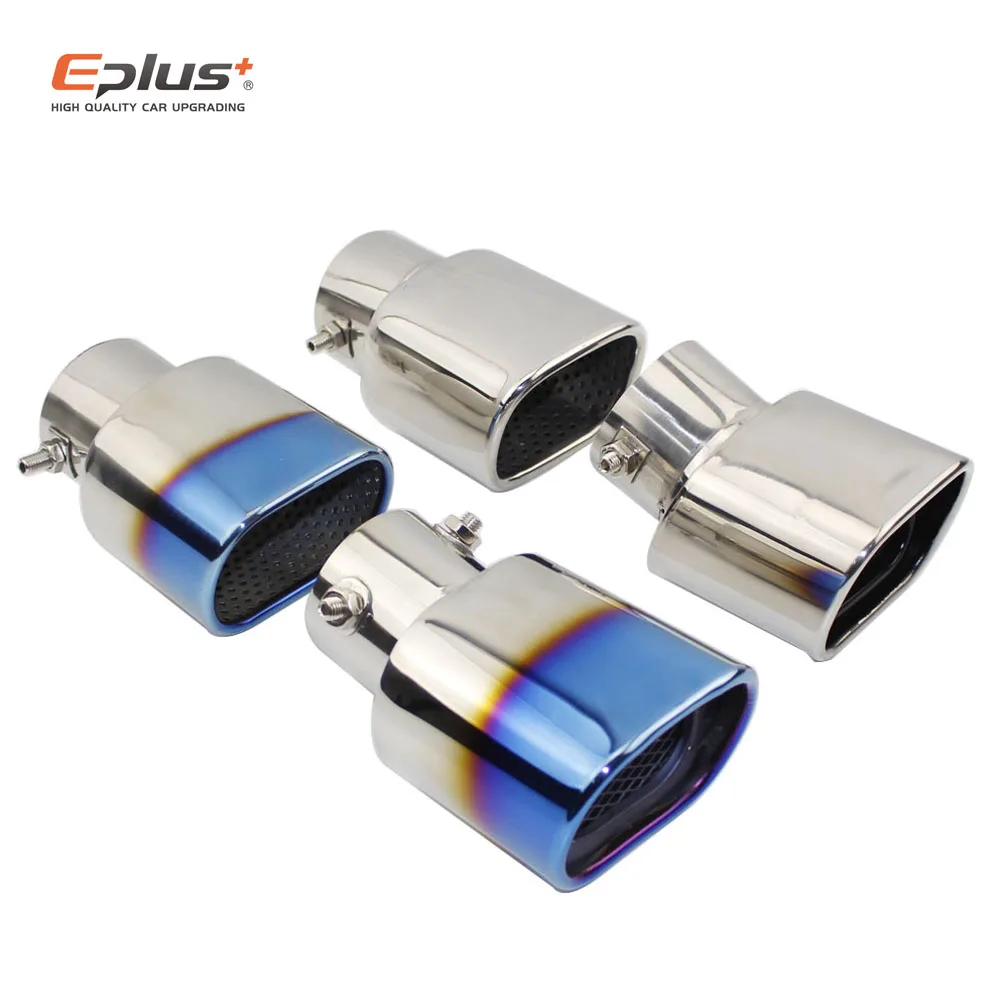 

Универсальный автомобильный выхлопной трубы из нержавеющей стали, глушитель, выпускная насадка, Концевая лента, сетчатая выхлопная систем...