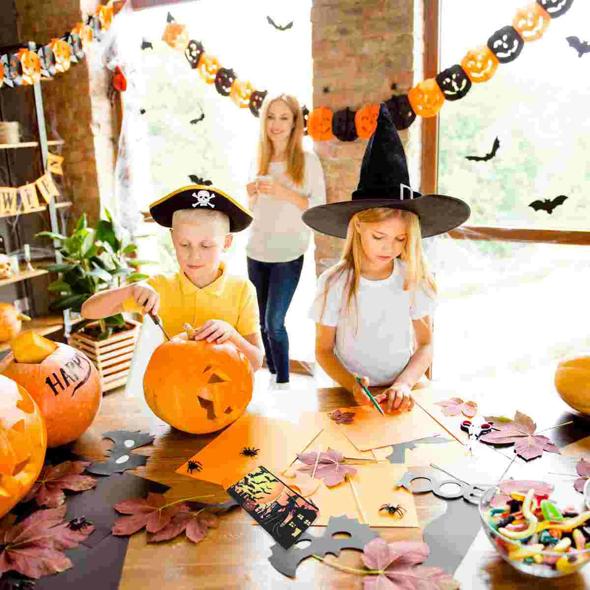 Хэллоуин Косметичка Кошелек Череп для путешествий Мытье Хранение Сотовый