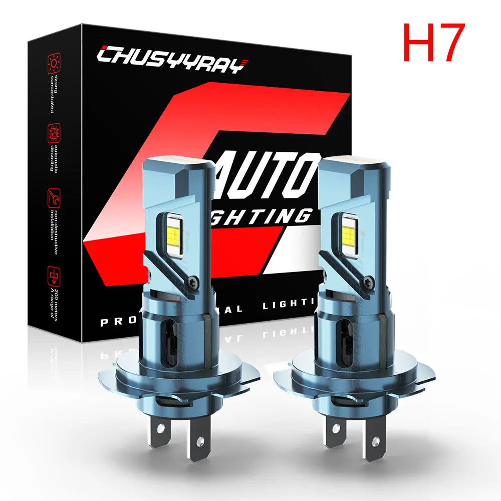 

PCVBMLAUT 2 шт. автомобильные фары для Honda CBR600F4i 2001-2006 комплект светодиодных фар для мотоцикла H7 6000K белые лампы