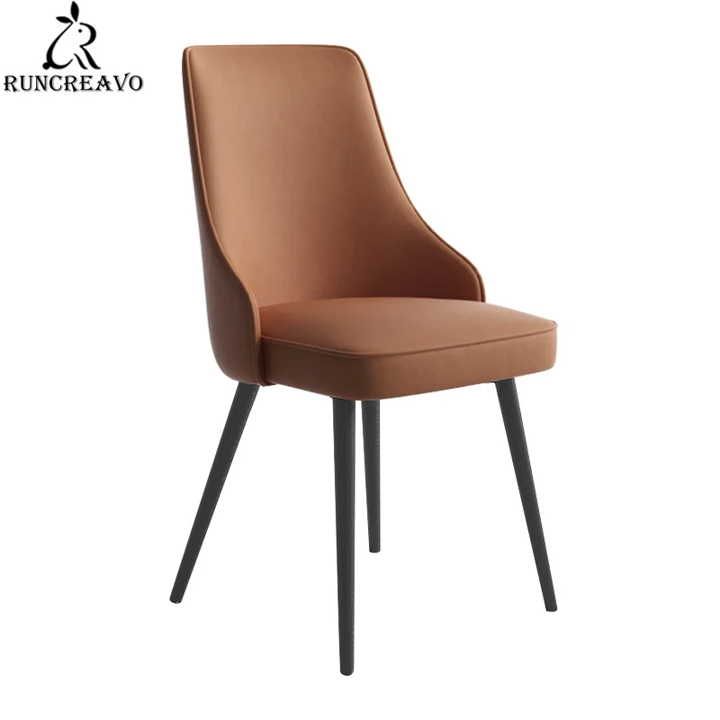 

Nordic Luxury Family Restaurant Study Chair Modern Simple Back Iron Chair Commercial Hotel Coffee Shop Chair