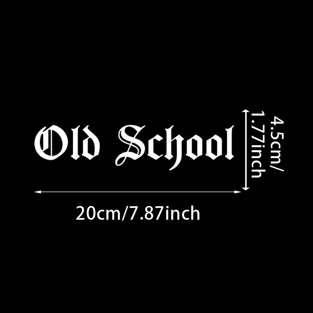 

Винтажная Водонепроницаемая Виниловая Наклейка 20x4,5 См Для Бампера И Заднего Стекла