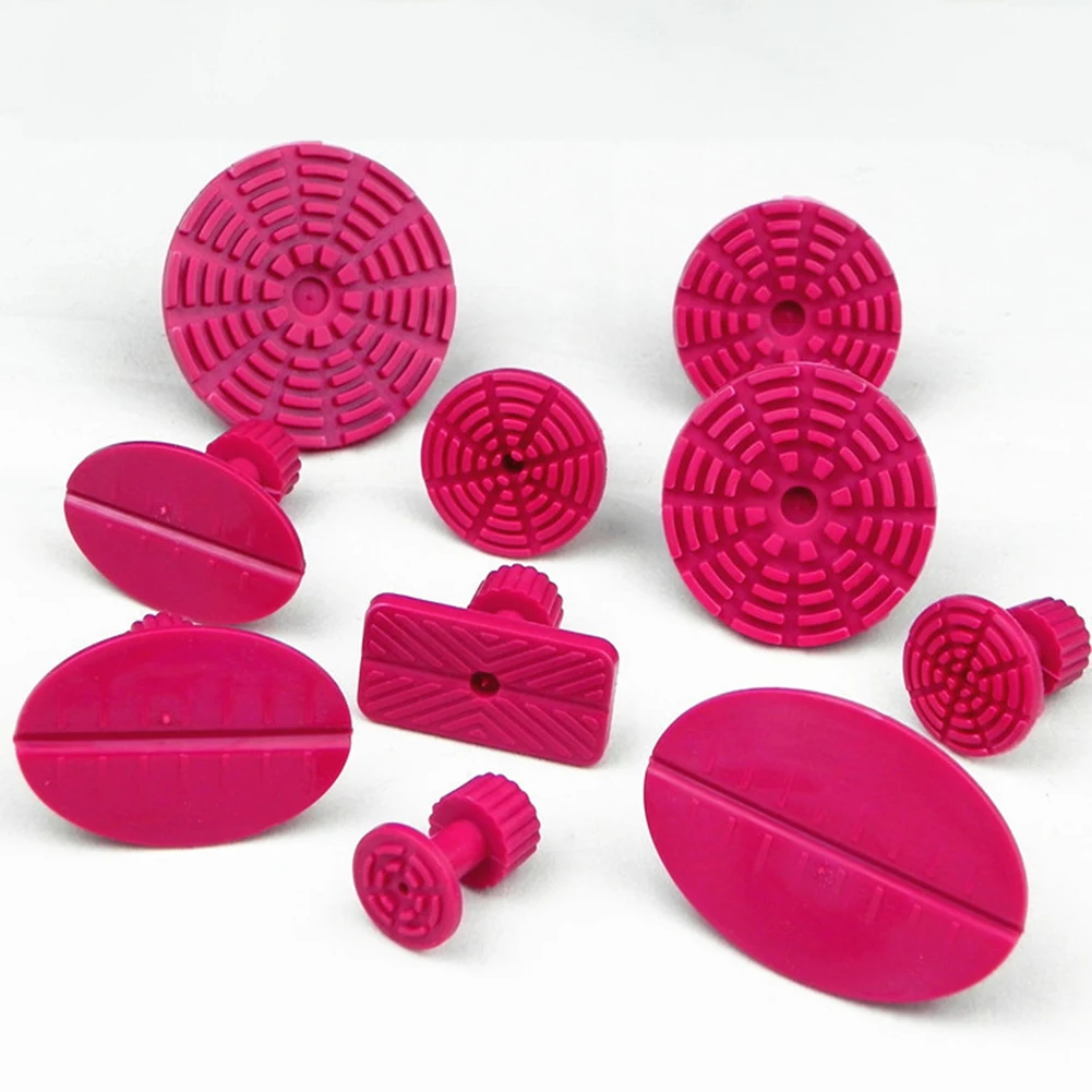 

10 Pcs Glue Tabs New Style Glue Tabs Dent Removal Tools Dent Removal Tool Car Body Glue Tabs Pink Nylon Tabs