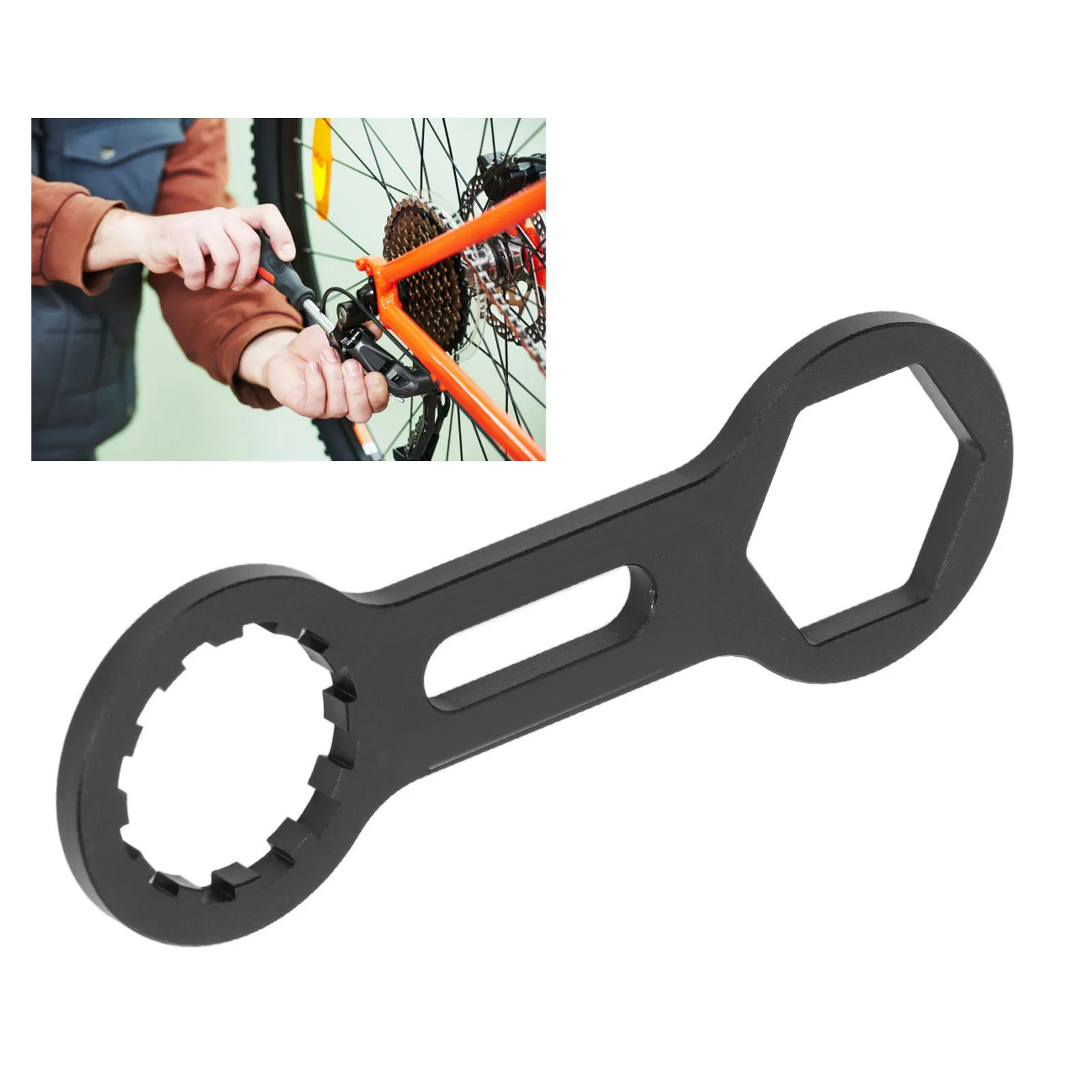 

Гаечный ключ для разборки передней оси велосипеда из алюминиевого сплава для ремонта гидравлической механической вилки