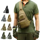 Тактическая Сумка Molle для рыбалки, походов, охоты, Спортивная нагрудная сумка-мессенджер, нагрудная Сумка-слинг на одно плечо, тактический рюкзак