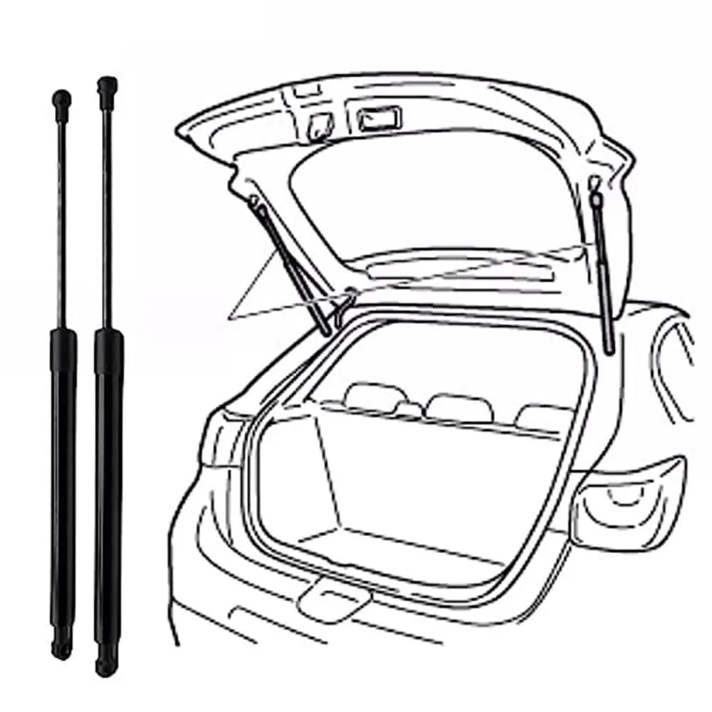 

2 шт. для Nissan Qashqai II J11 2013-2022, задняя стойка багажника, задняя дверь, подъемная опора багажника, газовая пружина, демпферы, стержень 904504EA0A