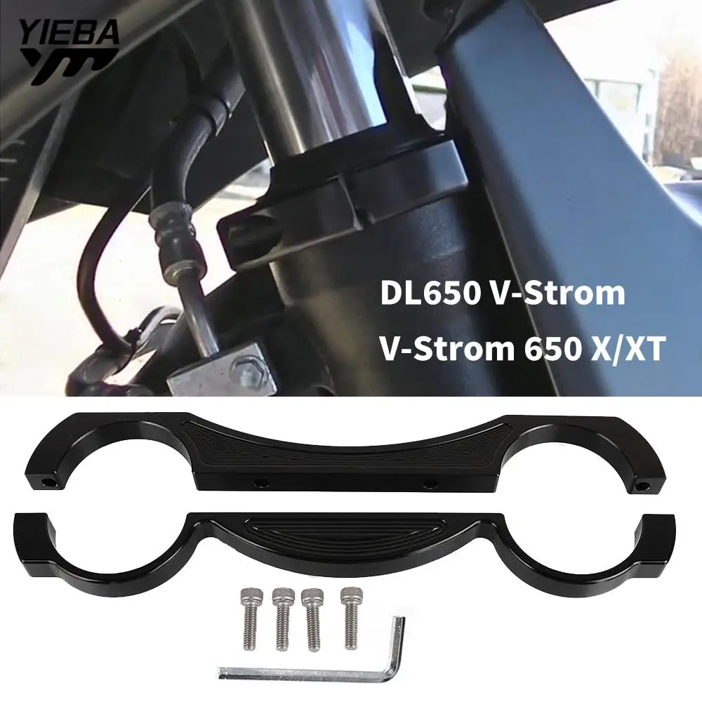 

Motorcycle Front Fork Brace Bracket Stabilizer For Suzuki DL650 V Strom V-Strom VStrom DL 650 2004 2005 2006 2007 2008 2009 2010