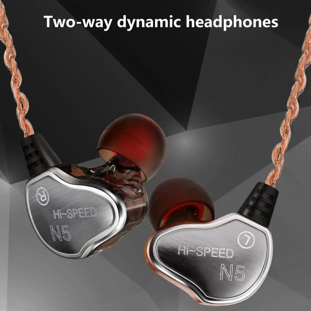 

Wired Earbuds Dynamic Wired Headphone Portable High Sensitivity Convenient HiFi Bass Sport Headset Monitors Headphone