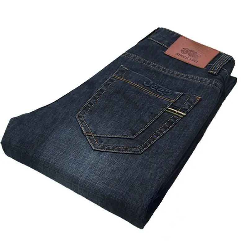 Open-Seat Pants Spring and Autumn New Stretch Jeans Men's Straight Loose Field Dating Field Invisible Zipper Open-Crotch Pants