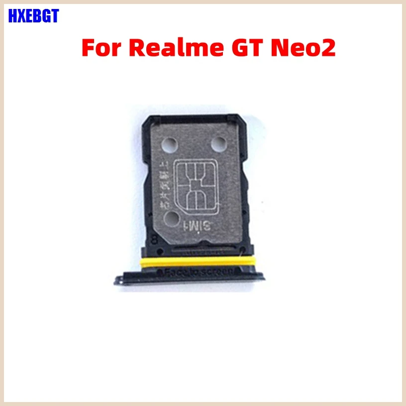 Для Realme GT Neo 2 Neo2 держатель лотка для двух Sim-карт SIM-лоток фоторозетка запасные