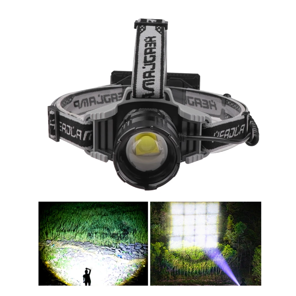 

USB Rechargeable Headlamp Flashlight Outdoor Night Fishing Long-lasting Battery Outdoor Rechargeable Telescopic Zoom