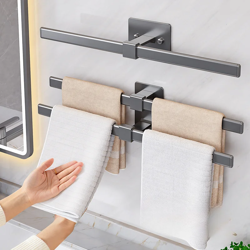 Rack Toilet Paper Holder Towel Bar Hook