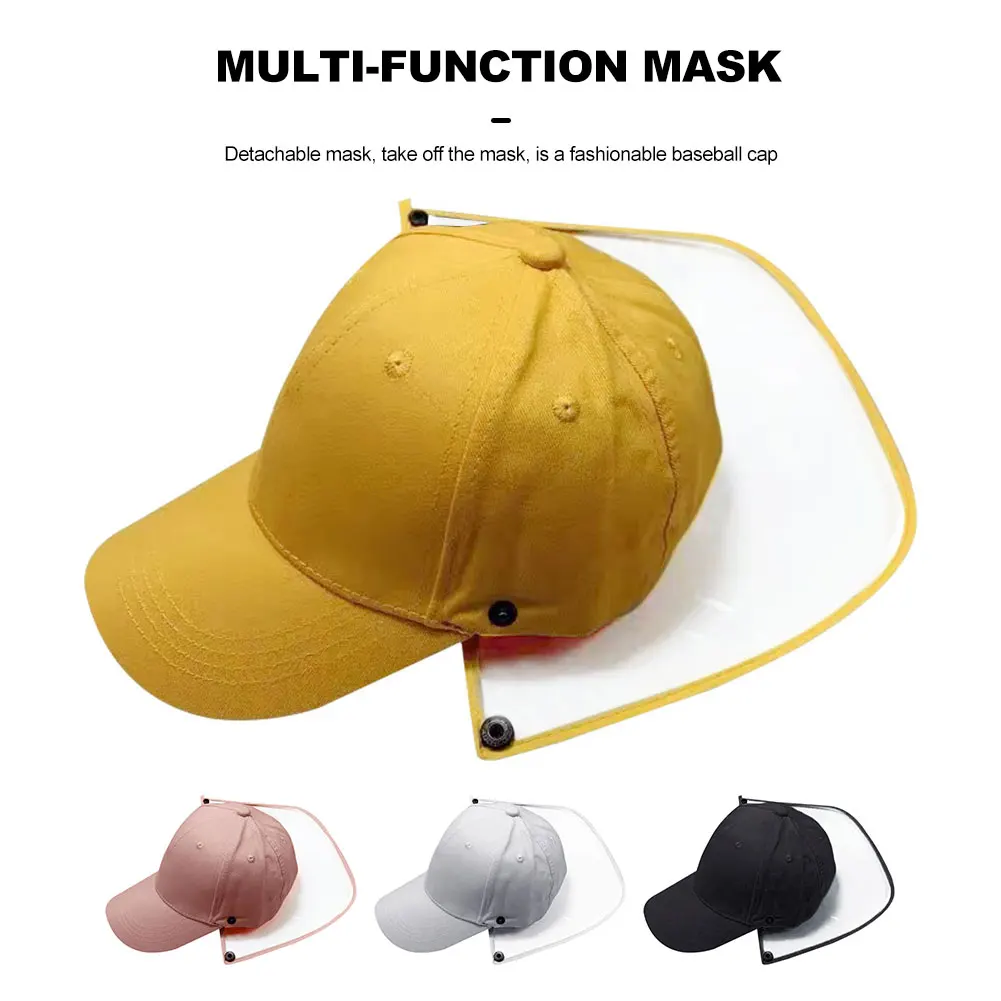 

Children's Baseball Cap Detachable Windproof Dustproof Anti-spray Sun Visor Anti-spit Protection Mask Safety Protection Hat