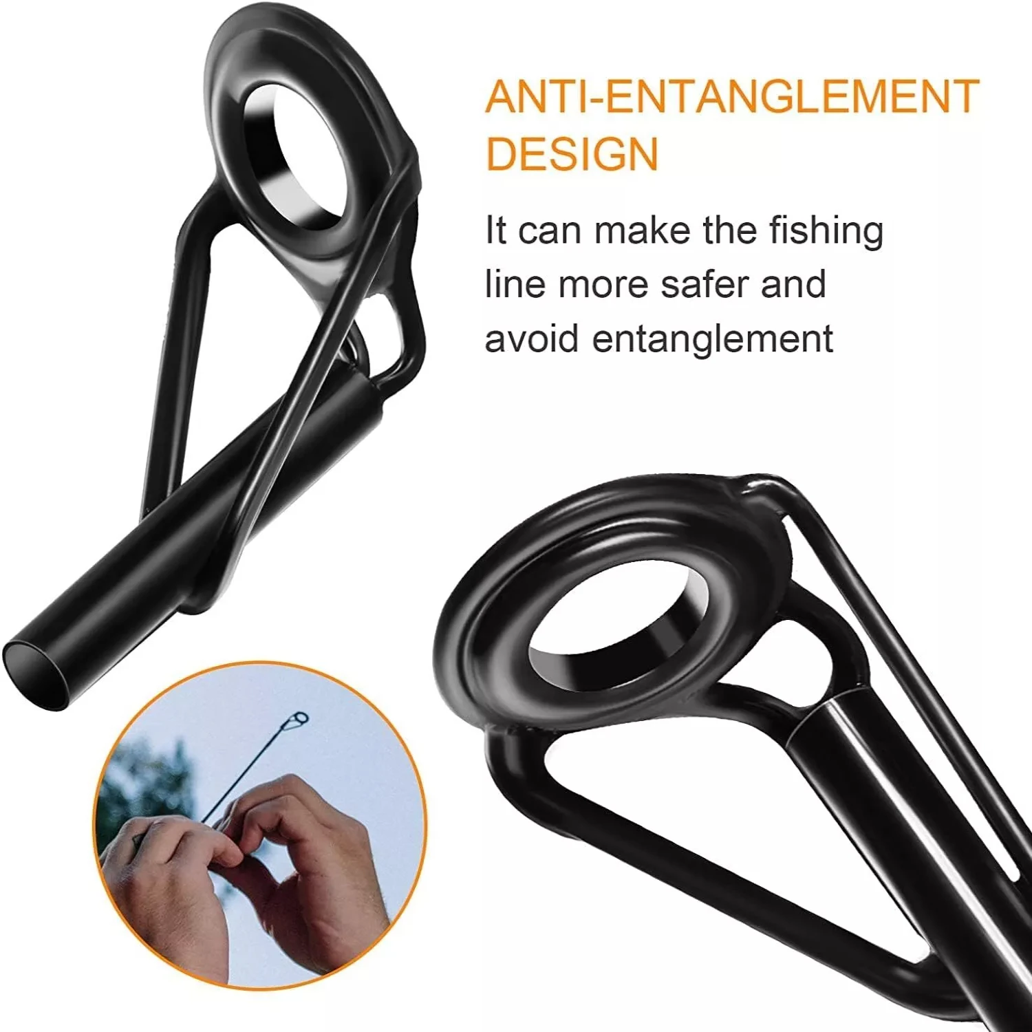 40 шт. ремонтный комплект направляющей удочки детали комплекта наконечников для