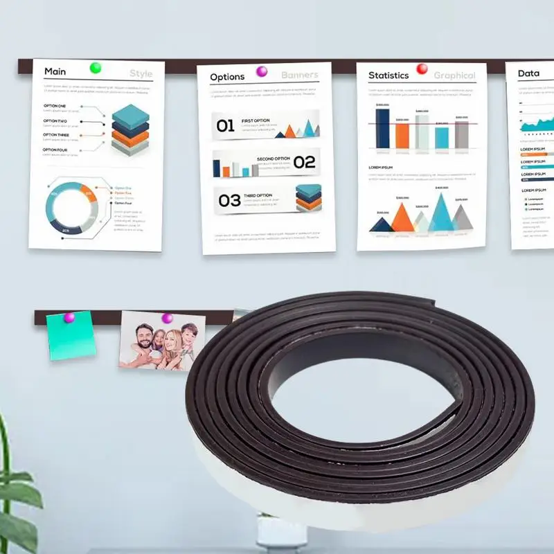 Магнитные полосы с клейкой основой гибкая магнитная лента в рулоне резиновая