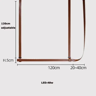 

SANDYHA кожаная люстра LED