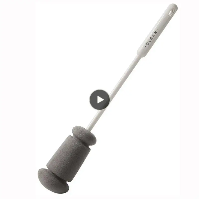 

Kitchen Bottle Brush Sponge Cleaning Brush Long Handle Multifunctional Glass Bottle Brush Household Utensils Household Hanging