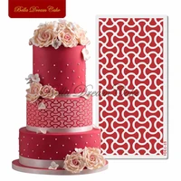 continuously pattern lace cake stencil pet chocolate cake border template diy royal cream mould cake decorating tools bakeware