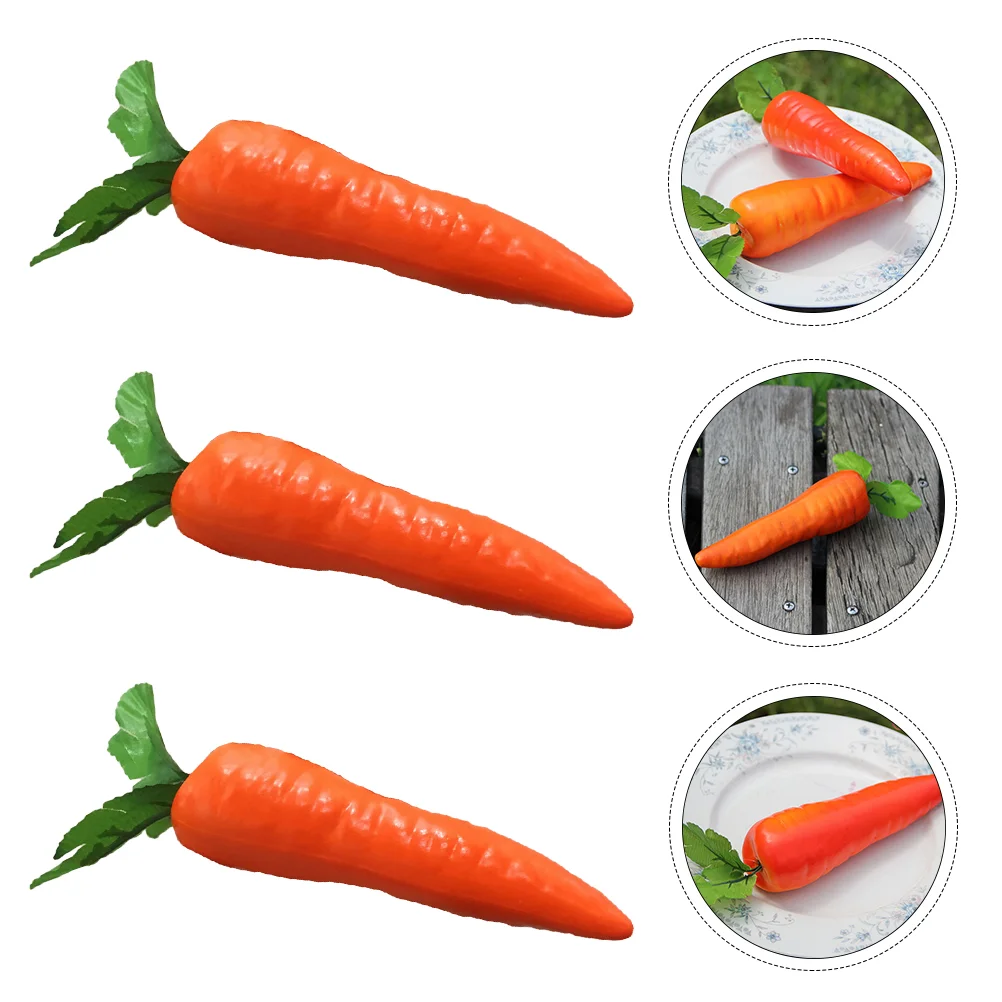 

Carrot Carrots Easter Vegetable Artificial Decoration Party Fake Toy Photo Propornaments Simulation Tree Decorations Ornament