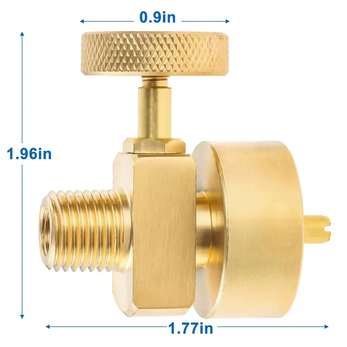

Латунный переходник для баллона пропана 1 фунт