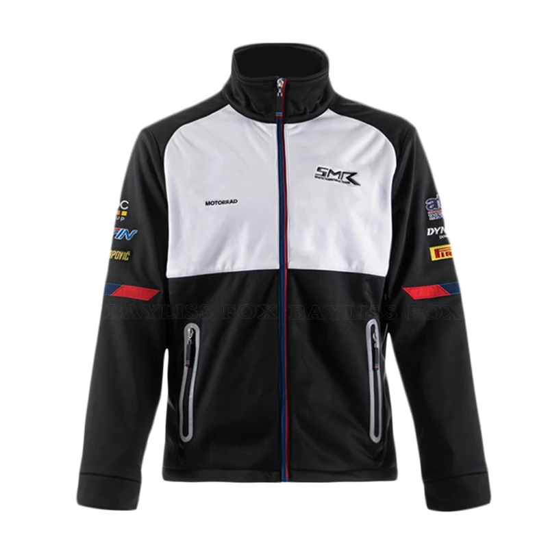 2023 For BMW Jacket SMR Motorrad WorldSBK Team Racing New Motorsport Motorcycle Sports Zipper Waterproof Windproof Sportswear