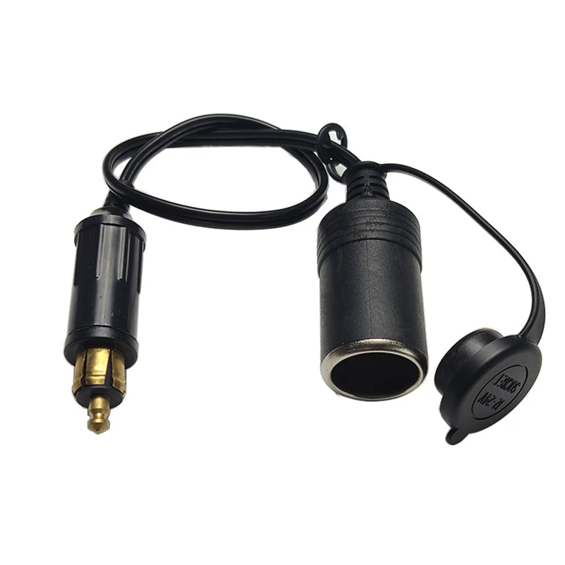 

Разъем питания штекер Din Hella штекер Европейского типа 12 В адаптер для прикуривателя Универсальный Полный серия BMW и мотоцикла.