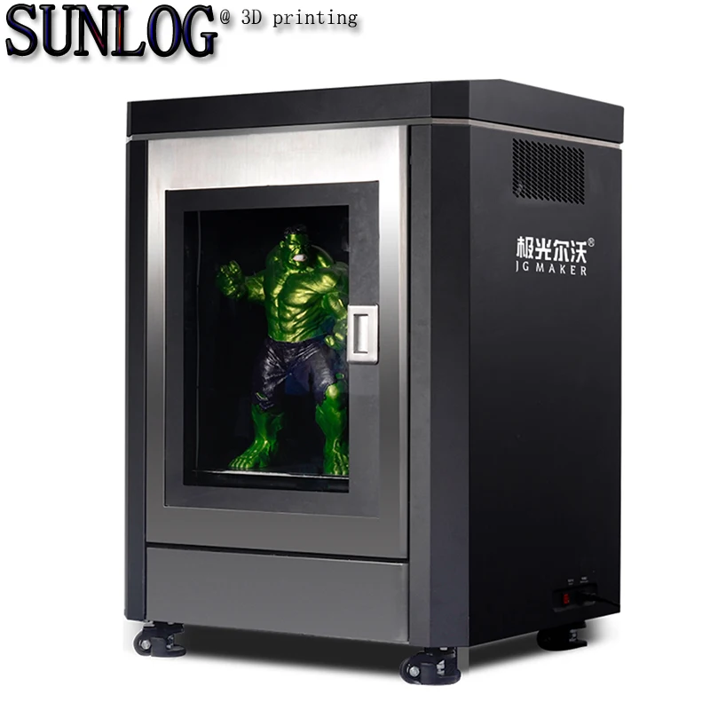 SUNLOG 3D принтер промышленный A9 высокоточный металлический каркас двухфиламентный автоматический уровень.