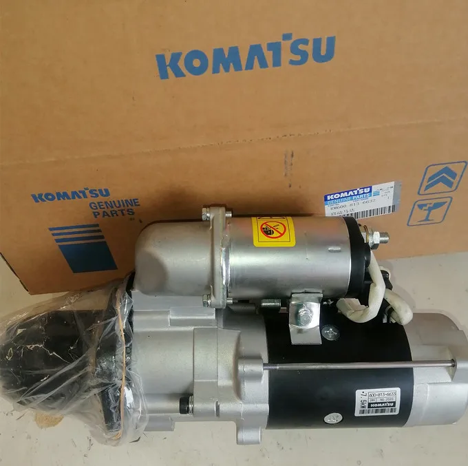 

PC400-7 Starting Motor 600-813-6632 SAA6D125E Starter 7.5KW