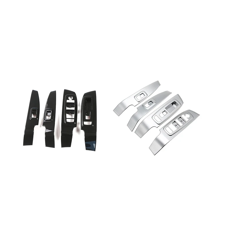 

Кнопка переключателя для автомобильного стеклоподъемника декоративная панель отделка крышка наклейки аксессуары для Jeep Cherokee 2014-2021
