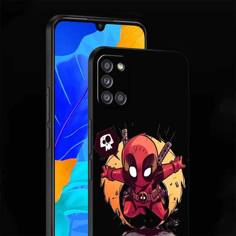 Чехол для Samsung Galaxy A52 A53 A12 A13 4G A54 5G A32 A51 A71 A23 A33 A21S A31 черный чехол телефона мультяшный