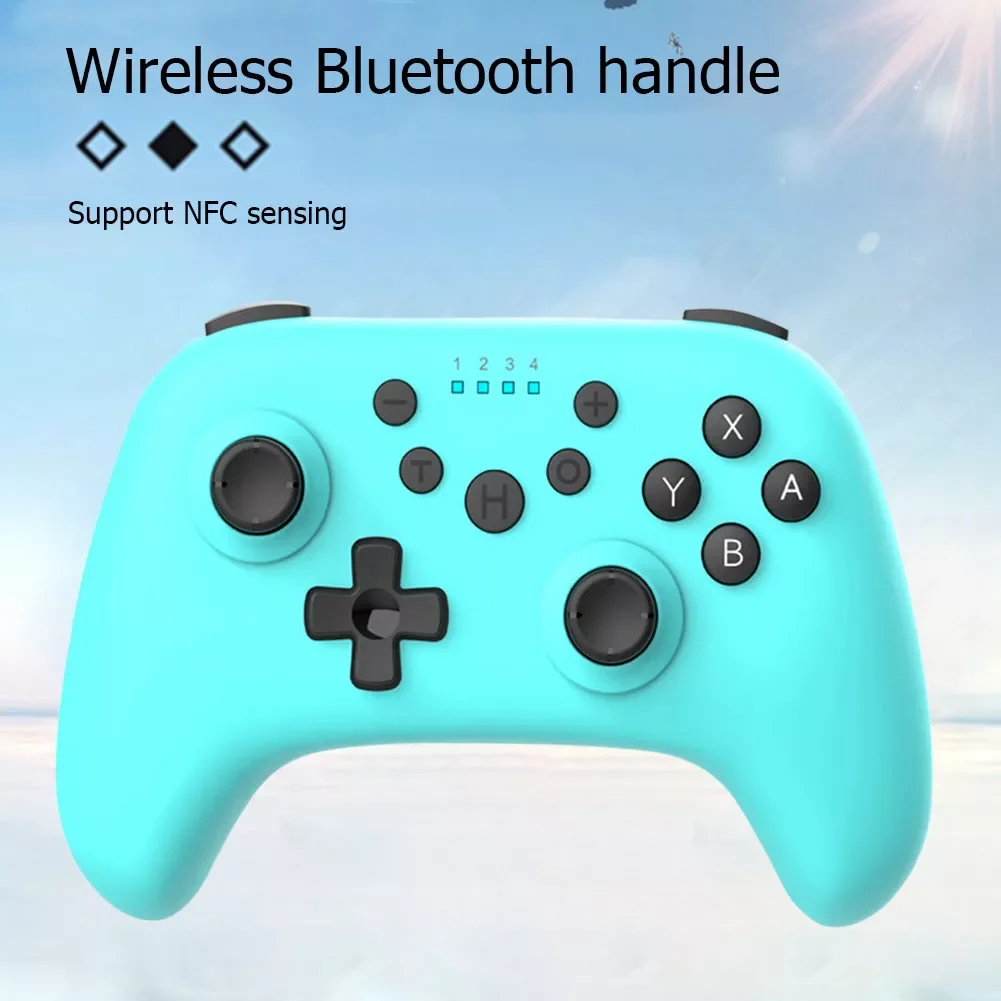 

NEW2023 ireless luetooth amepad LED/ite ideo aming ontroller S ame onsole ith Axis yroscope