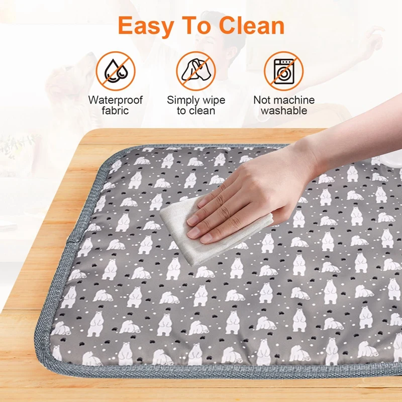 

Нагревательная подушка для домашних животных, 9 нагревательных подушек для домашних животных с регулируемой температурой, прочная водонепроницаемая нагревательная подушка для домашних животных