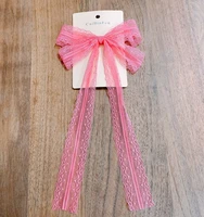 new spring and summer childrens hair accessories press clip lace simple cute hair clip