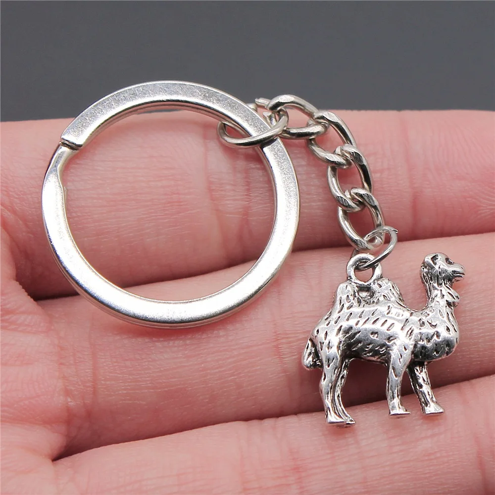 

Сувениры, подарок, Прямая поставка, античный серебряный цвет, 18x20 мм, брелок с подвеской в виде верблюда