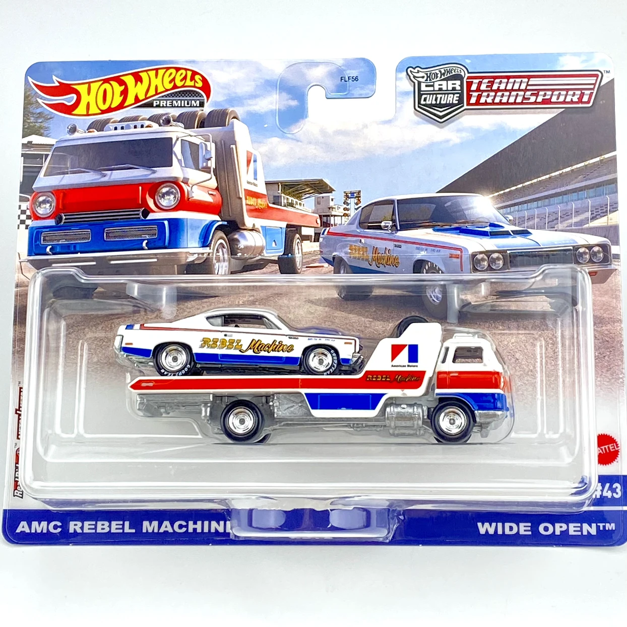 Hot Wheels Team Transport Cars AMC REBEL MACHINE &amp WIDE OPEN Car Culture коллекция металлических литых моделей