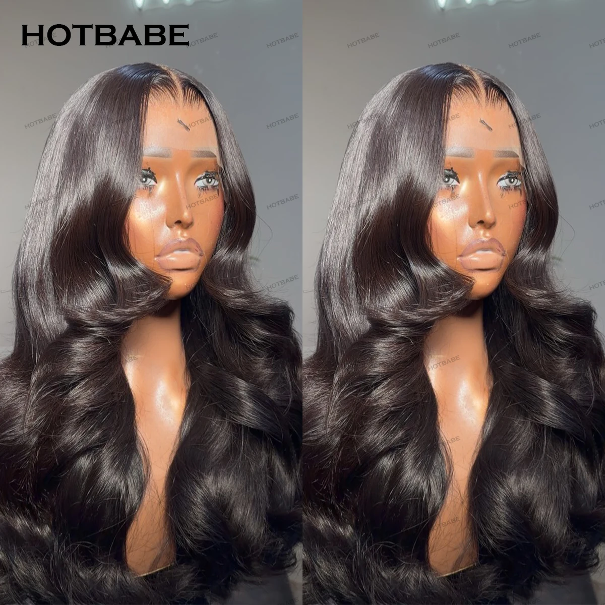 Фото Парик из 100% натуральных волос Body Wave с линией роста волос Lagos, без клея, с HD-кружевной передней частью 13x4/13x6, предварительно прорезанный, для женщин, готов к носке №4