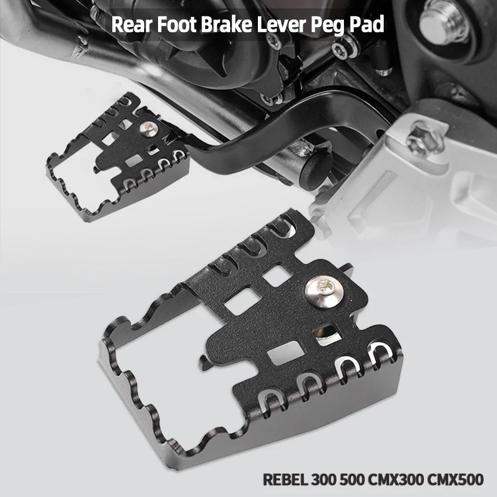 

Motorcycle Rebel 300 500 Rear Foot Brake Lever Peg Pad Extension FOR Honda CMX300 CMX500 Rebel 500 2017 2018 2019 2020 2021