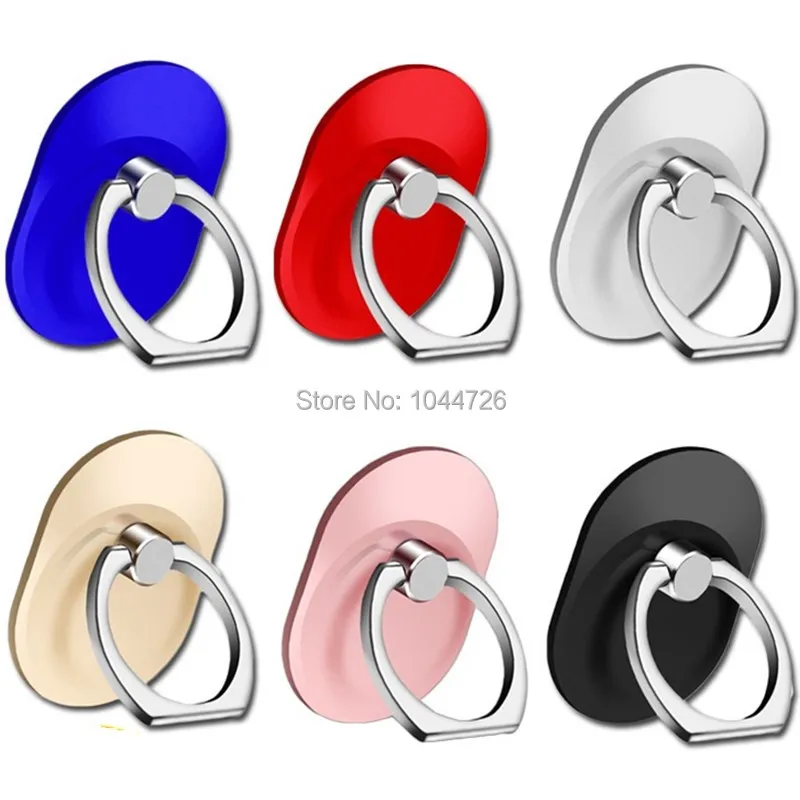 100pcs 360 Degree Rotation Universal Finger Ring Mobile Phone Holder for Smart Phones Stand Mount IPhone Samsung iPad holders