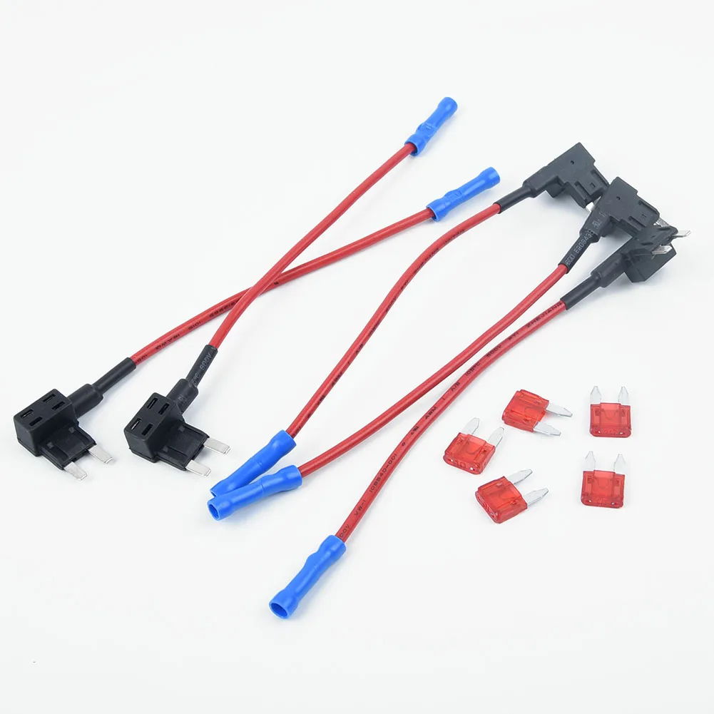 

Durable Practical Fuse holder 10pcs set 10x Slpice Soldering ATM APM Adapter Back Built in fuse holder Circuit